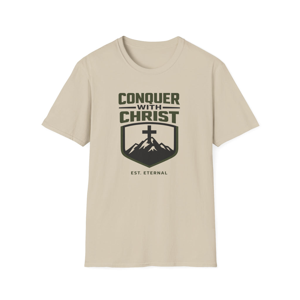 Conquer With Christ Est. Eternal Outdoor T-Shirt