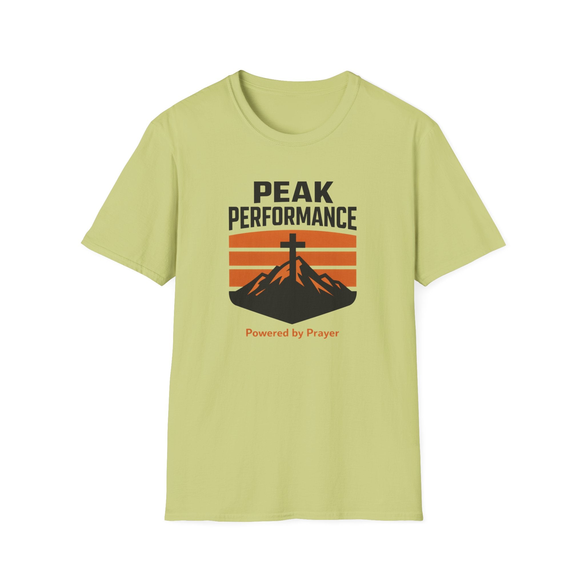 Peek Performance Powered By Prayer Outdoor Camping T-Shirt Designed For The Faithful