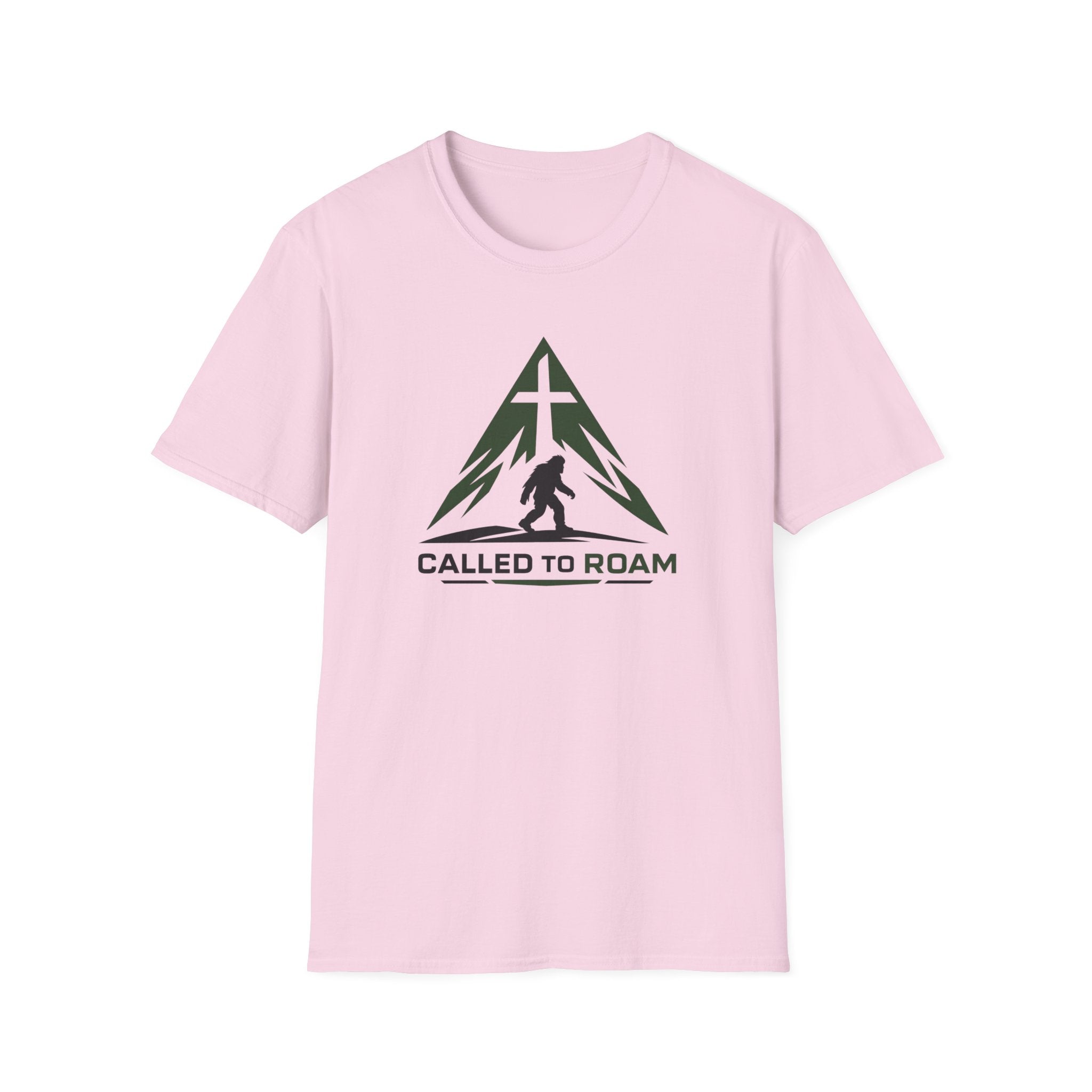 Called To Roam Bigfoot Outdoor Hiking Camping T-Shirt Designed For The Faithful