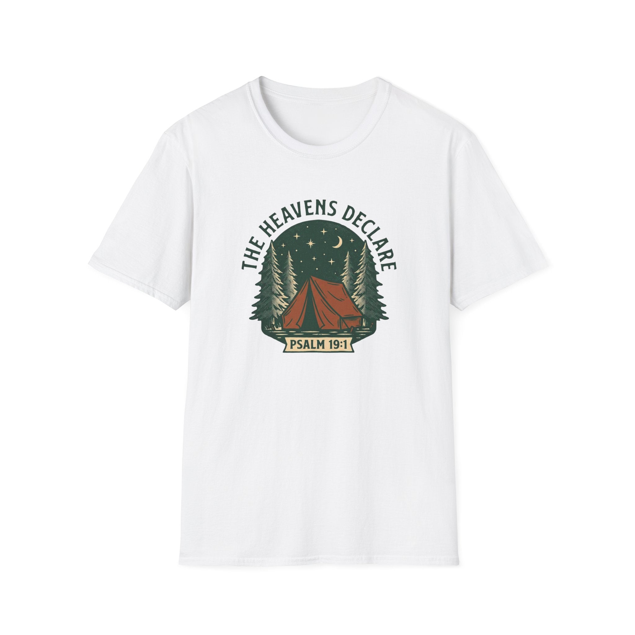 The Heavens Declare Psalm 19:1 Outdoor Camping T-Shirt Designed For The Faithful