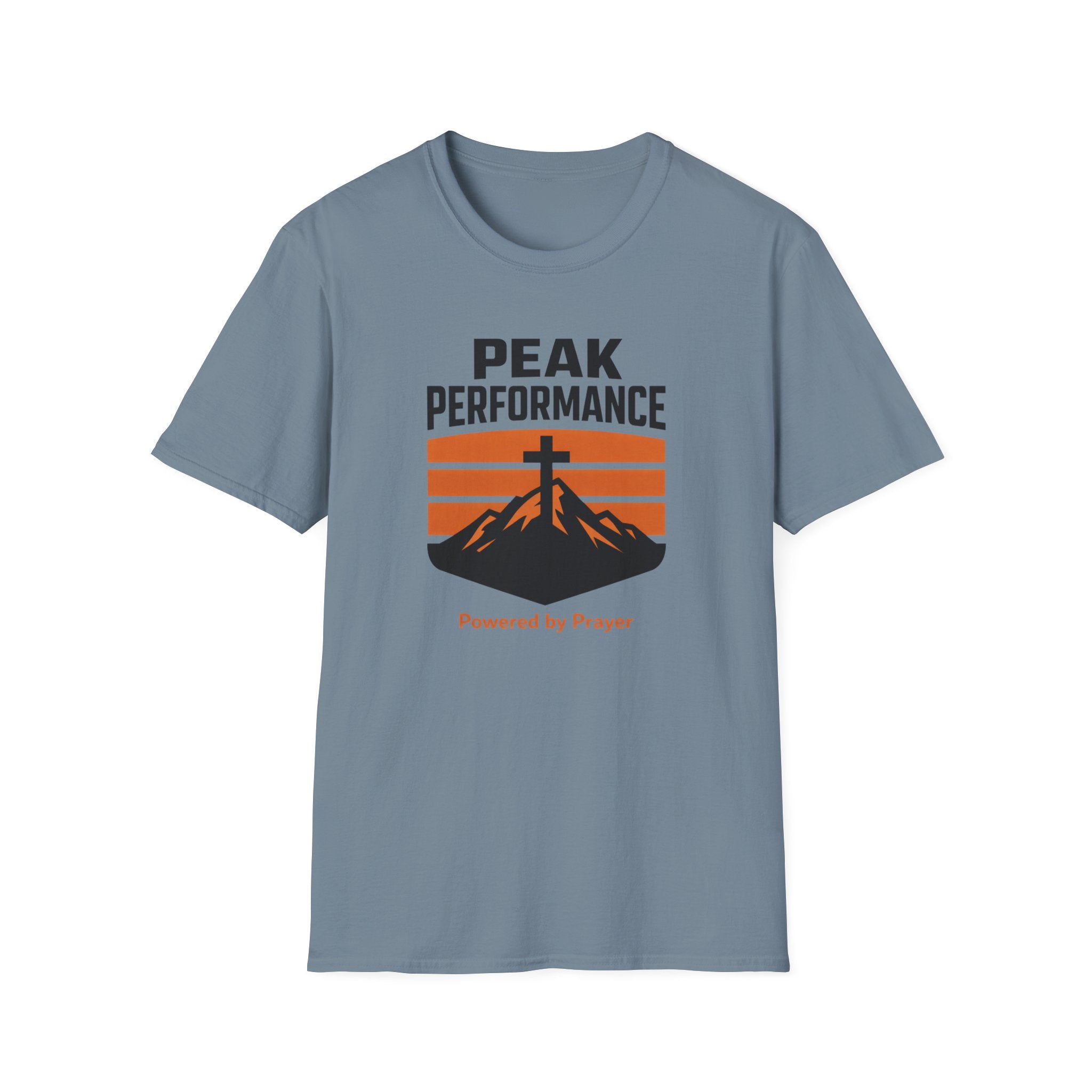 Peek Performance Powered By Prayer Outdoor Camping T-Shirt Designed For The Faithful