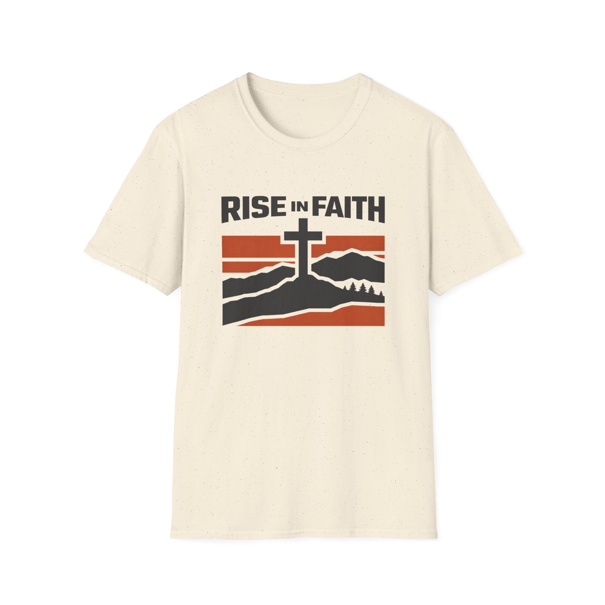 Rise In Faith Outdoor Camping Fishing T-Shirt For The Faithful