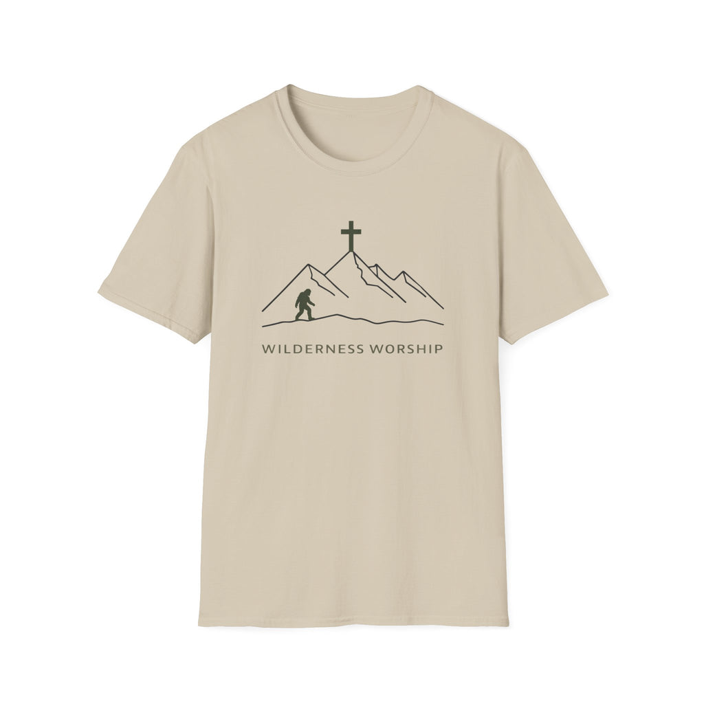Wilderness Worship Bigfoot Outdoor T-Shirt