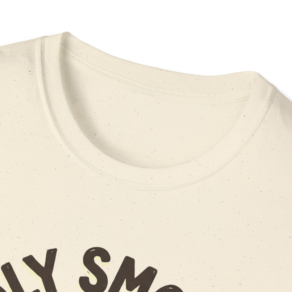 Holy Smokes T-Shirt — "God is Good, even when I burn the s'mores." Campfire Christian Tee