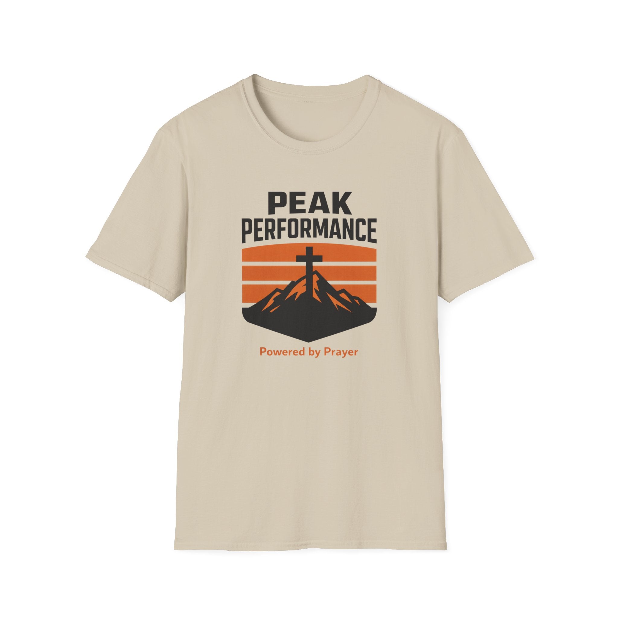 Peek Performance Powered By Prayer Outdoor Camping T-Shirt Designed For The Faithful