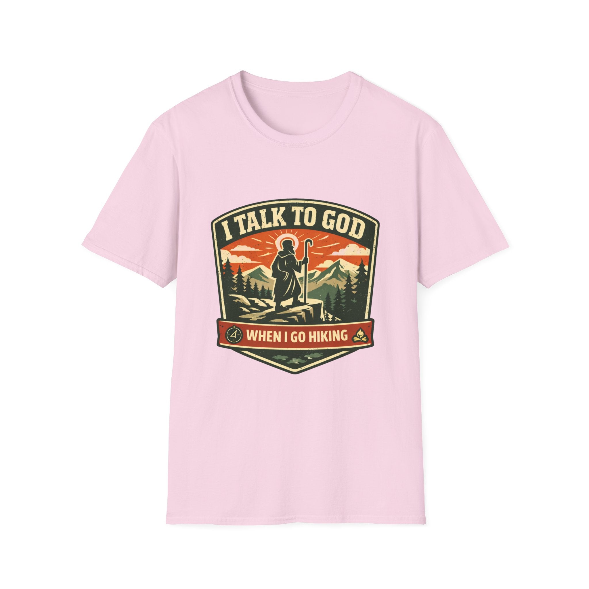 I Talk To God When I Go Hiking T-Shirt