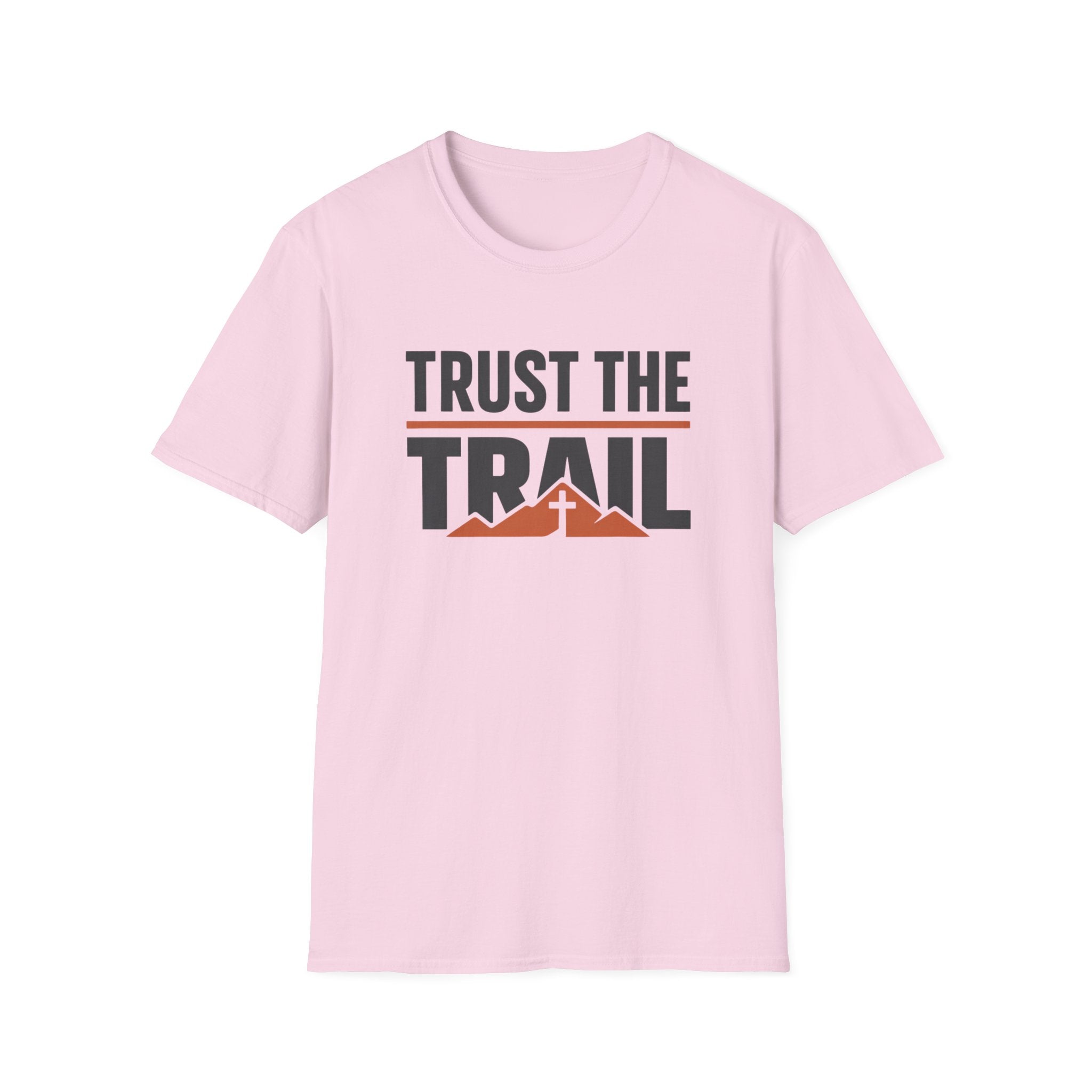 Trust The Trail Outdoor Camping Hiking T-Shirt Designed For The Faithful in Heart and Mind