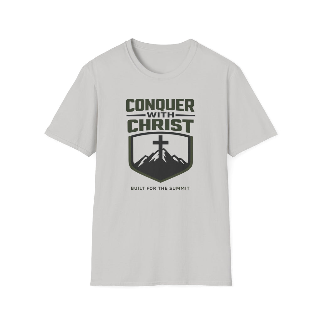 Conquer With Christ - Built For The Summit T-Shirt