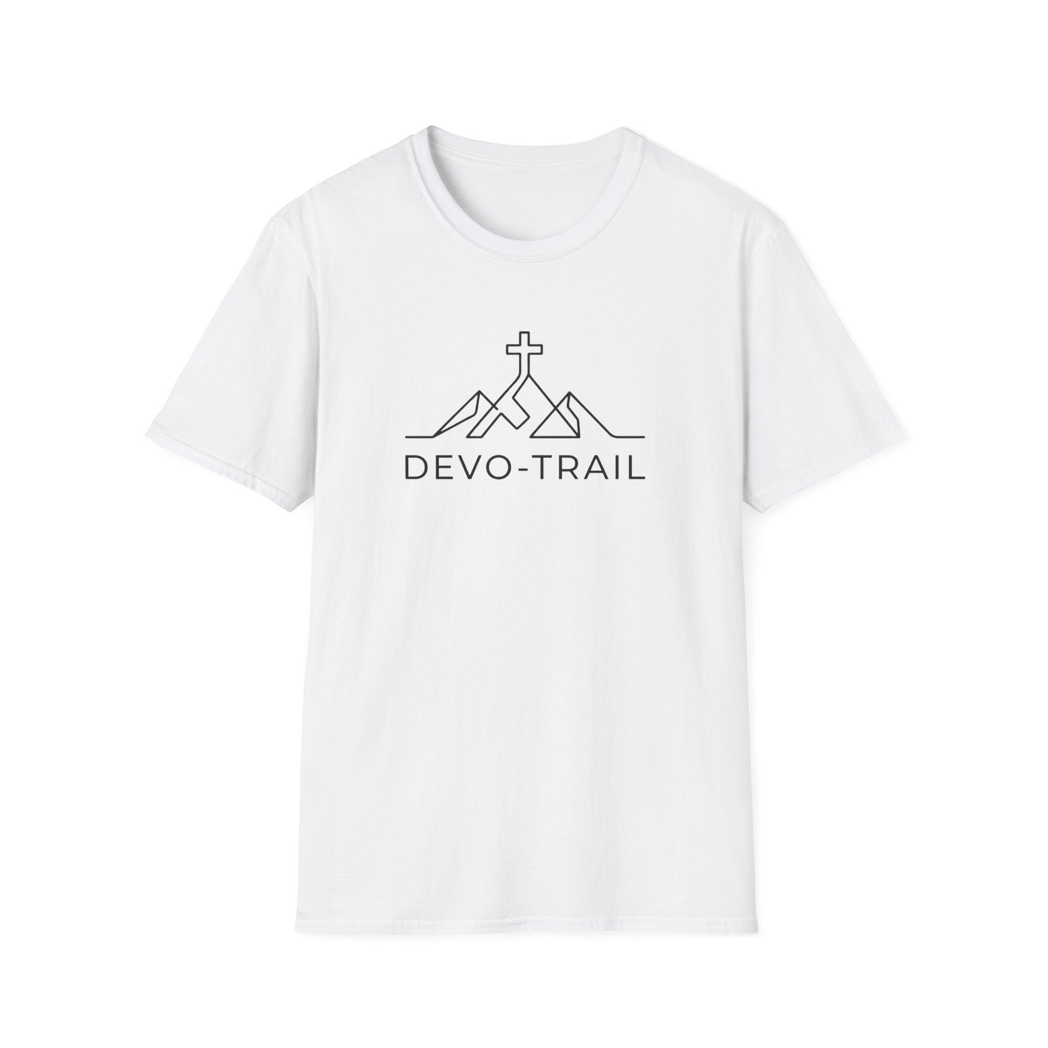 Devo-Trail Outdoor Hiking Camping Fun T-Shirt Designed For The Faithful