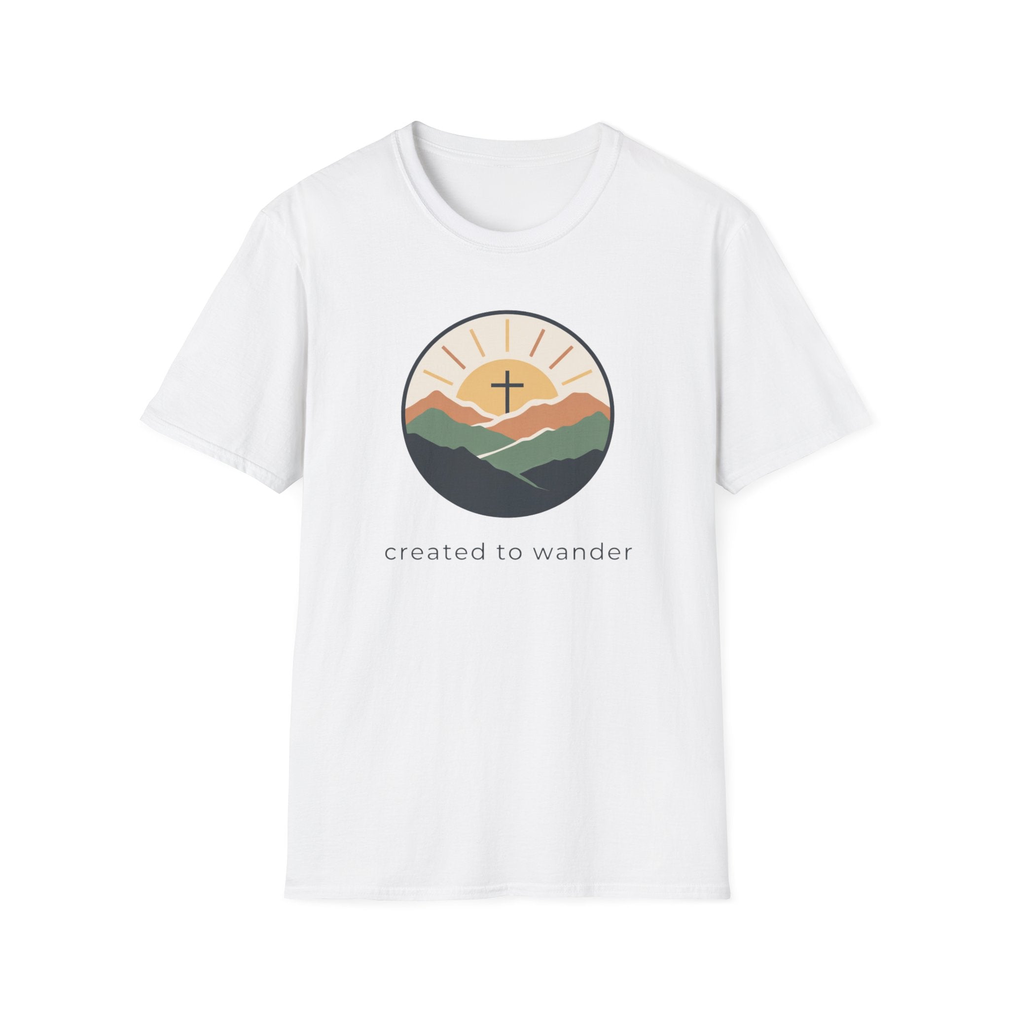 Created To Wander Outdoor Design For The Faithful T-Shirt