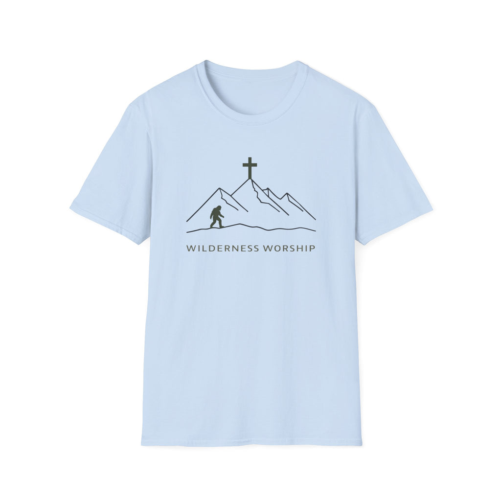 Wilderness Worship Bigfoot Outdoor T-Shirt