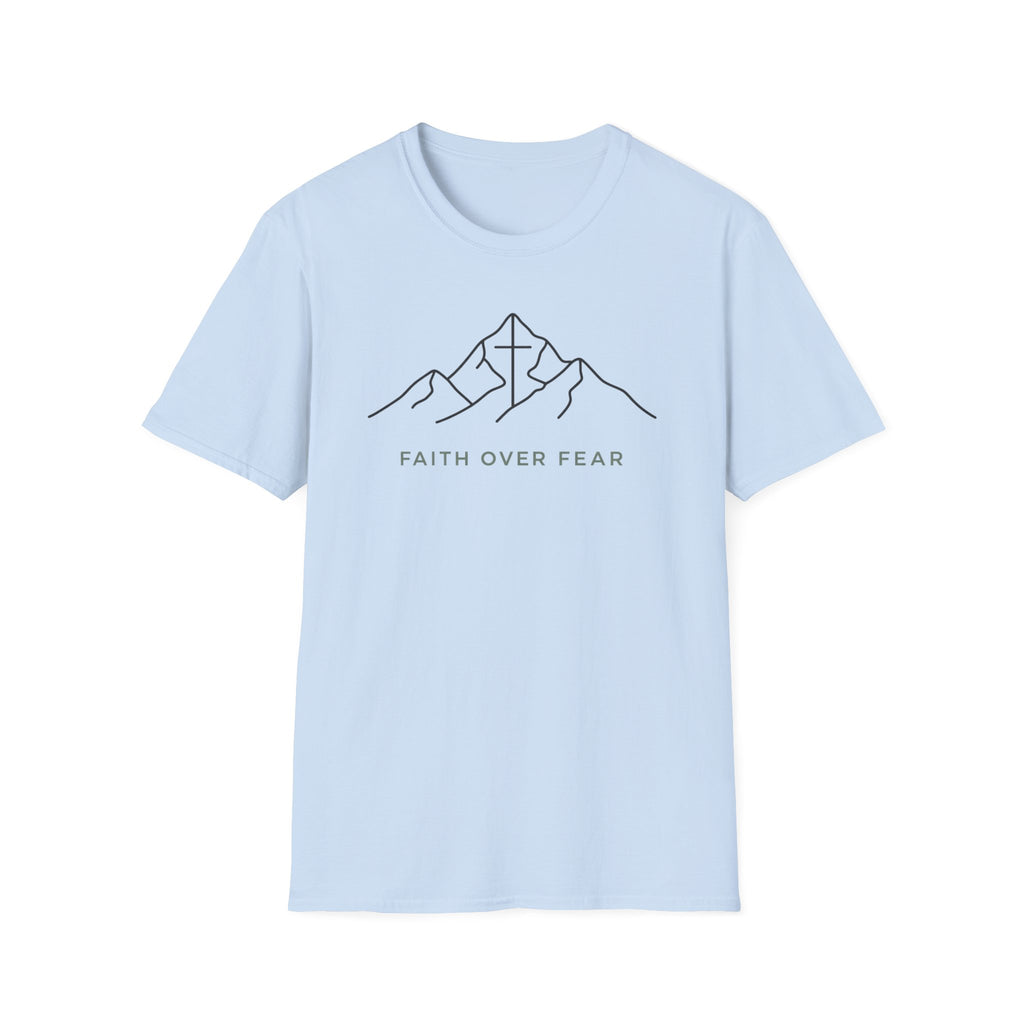 Faith Over Fear Hiking Camping T-Shirt