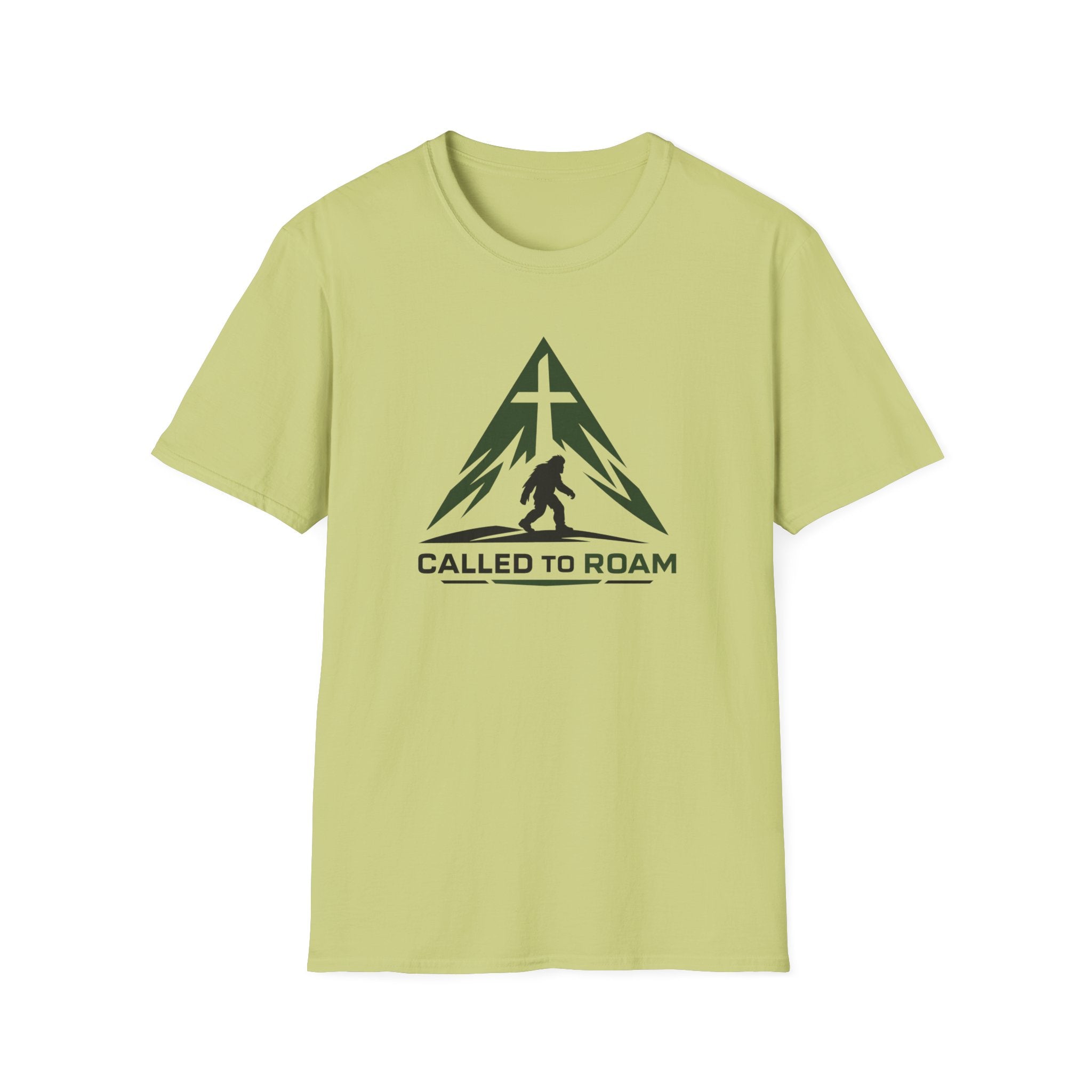 Called To Roam Bigfoot Outdoor Hiking Camping T-Shirt Designed For The Faithful