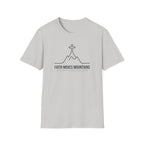 Faith Moves Mountains, But Knees... T-Shirt