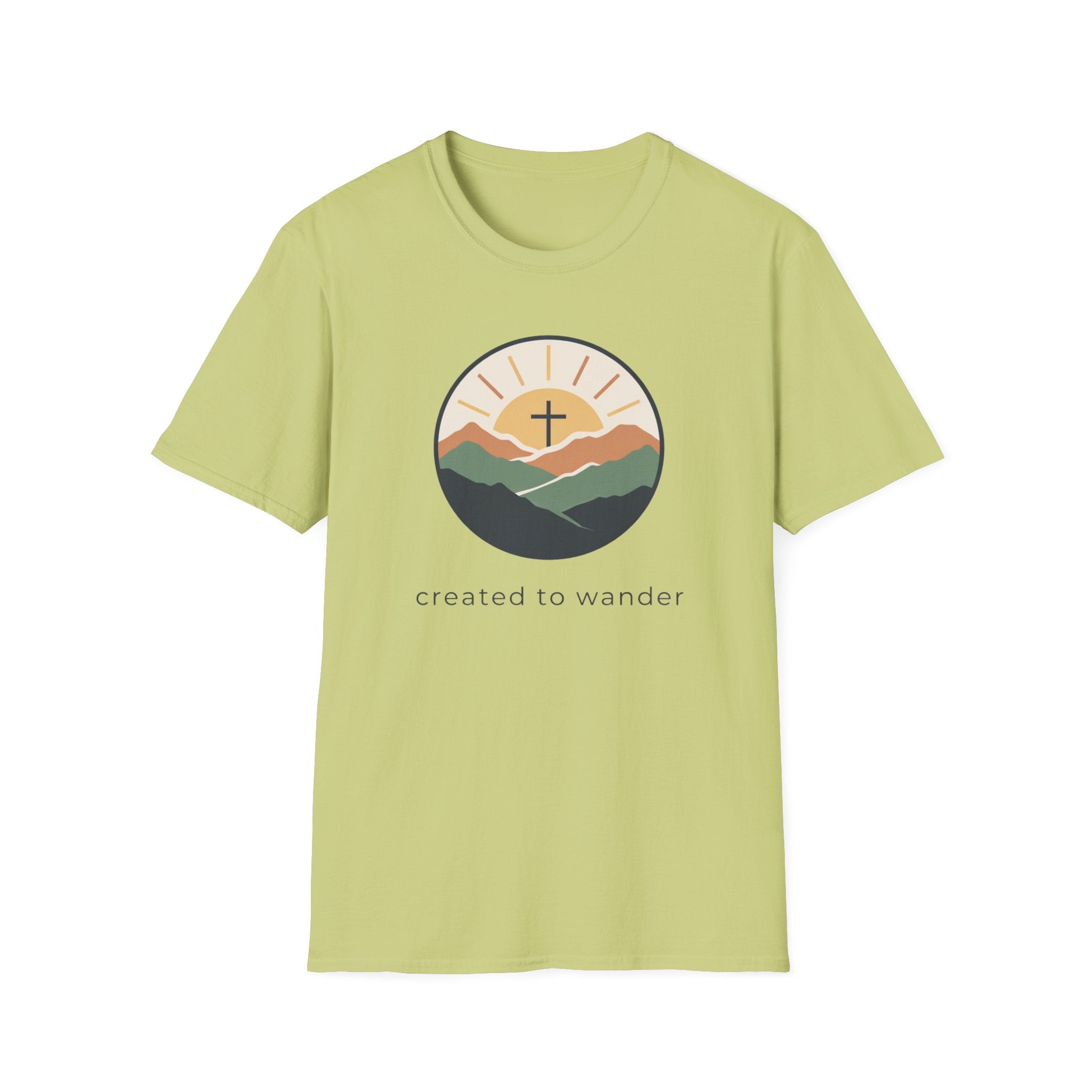 Created To Wander Outdoor Design For The Faithful T-Shirt