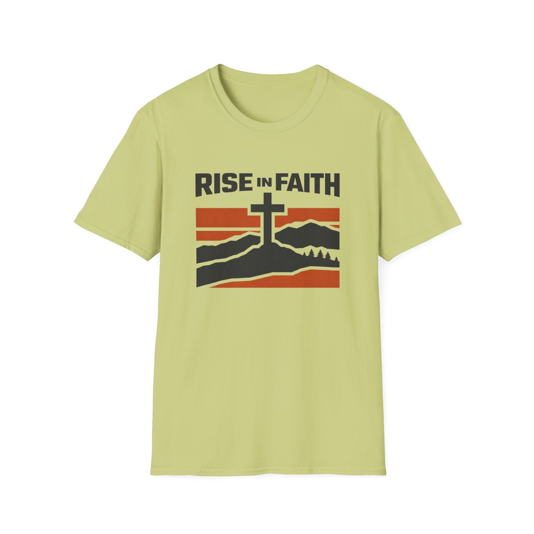 Rise In Faith Outdoor Camping Fishing T-Shirt For The Faithful