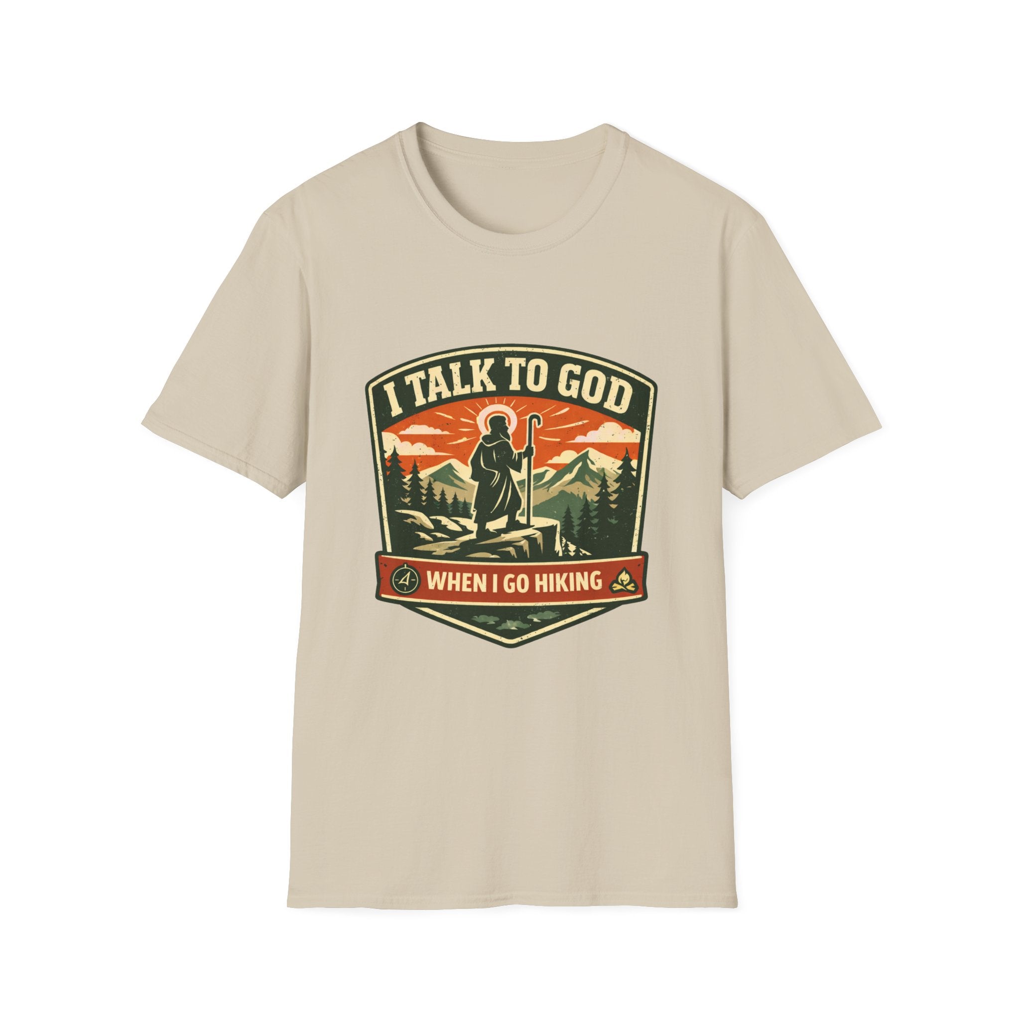 I Talk To God When I Go Hiking T-Shirt