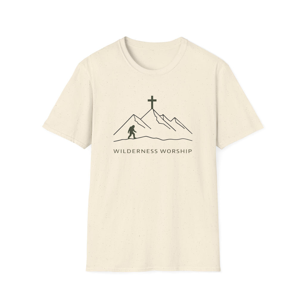 Wilderness Worship Bigfoot Outdoor T-Shirt