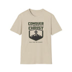 Conquer With Christ - Built For The Summit T-Shirt