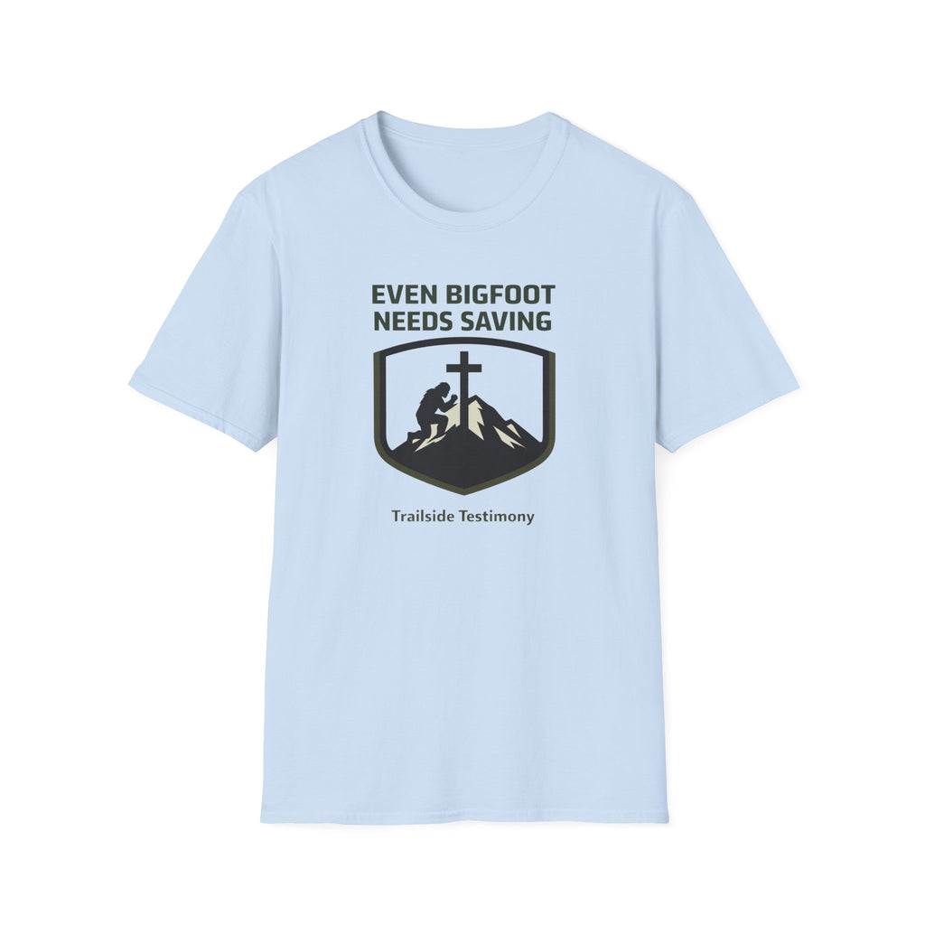 Even Bigfoot Needs Saving Outdoor T-Shirt