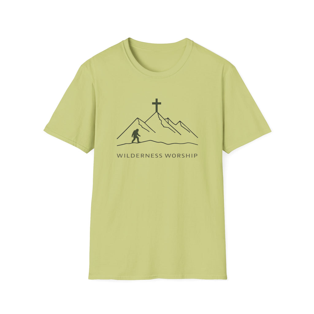 Wilderness Worship Bigfoot Outdoor T-Shirt