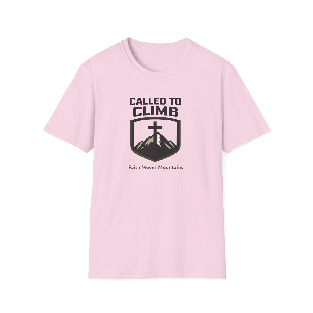Called To Climb, Faith Moves Mountains T-Shirt