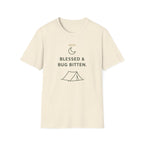 Blessed And Bug Bitten Outdoor Camping Hiking T-Shirt Designed For The Faithful