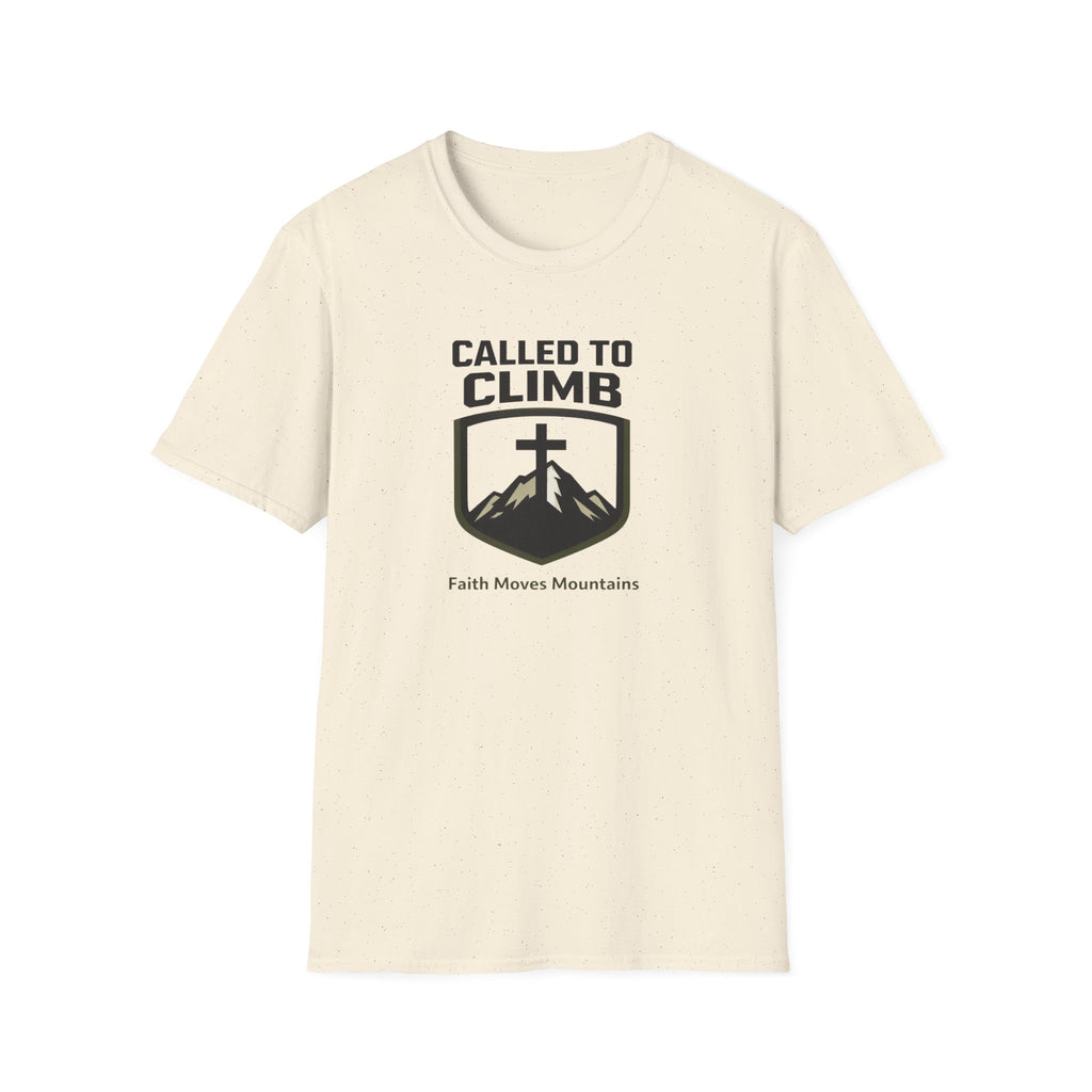 Called To Climb, Faith Moves Mountains T-Shirt