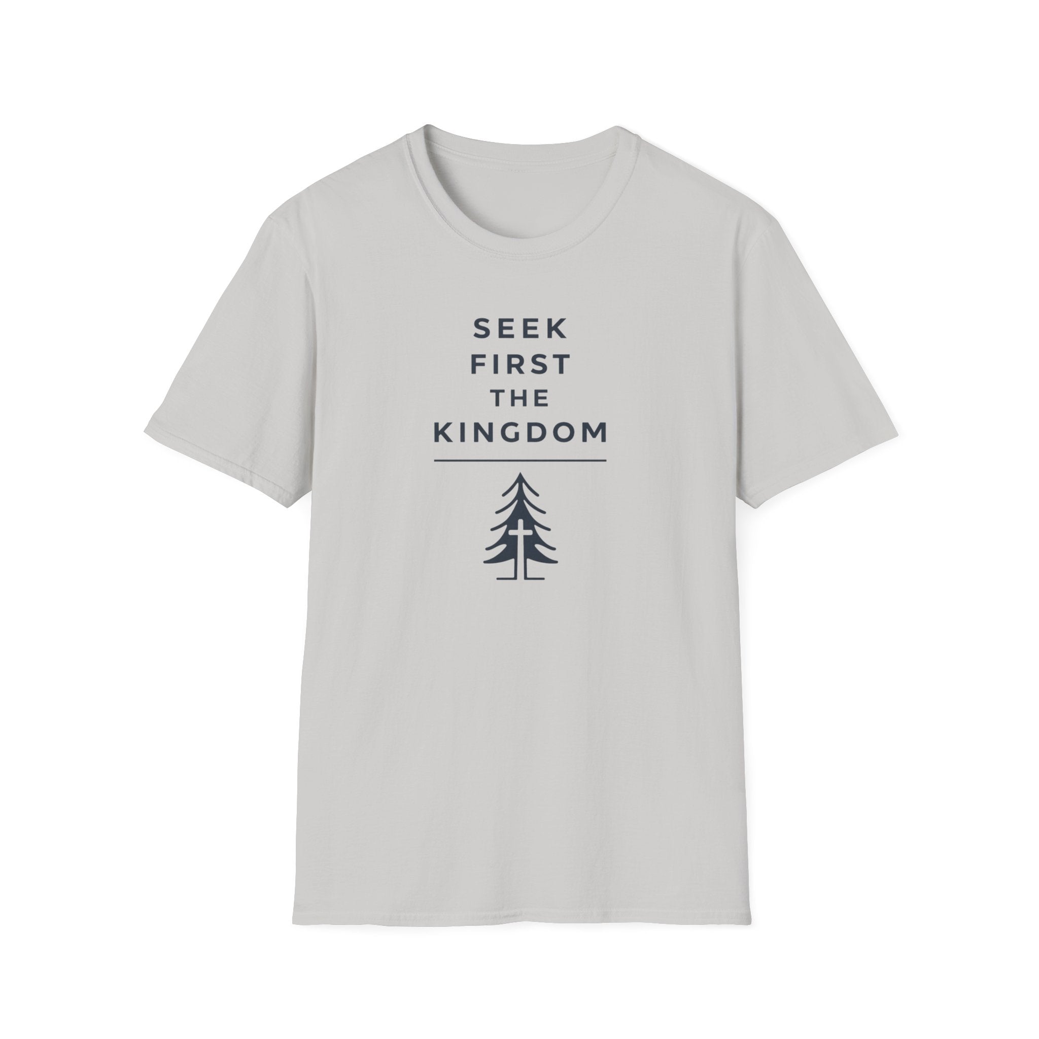 Seek First The Kingdom Hiking Camping T-Shirt Designed For The Faithful