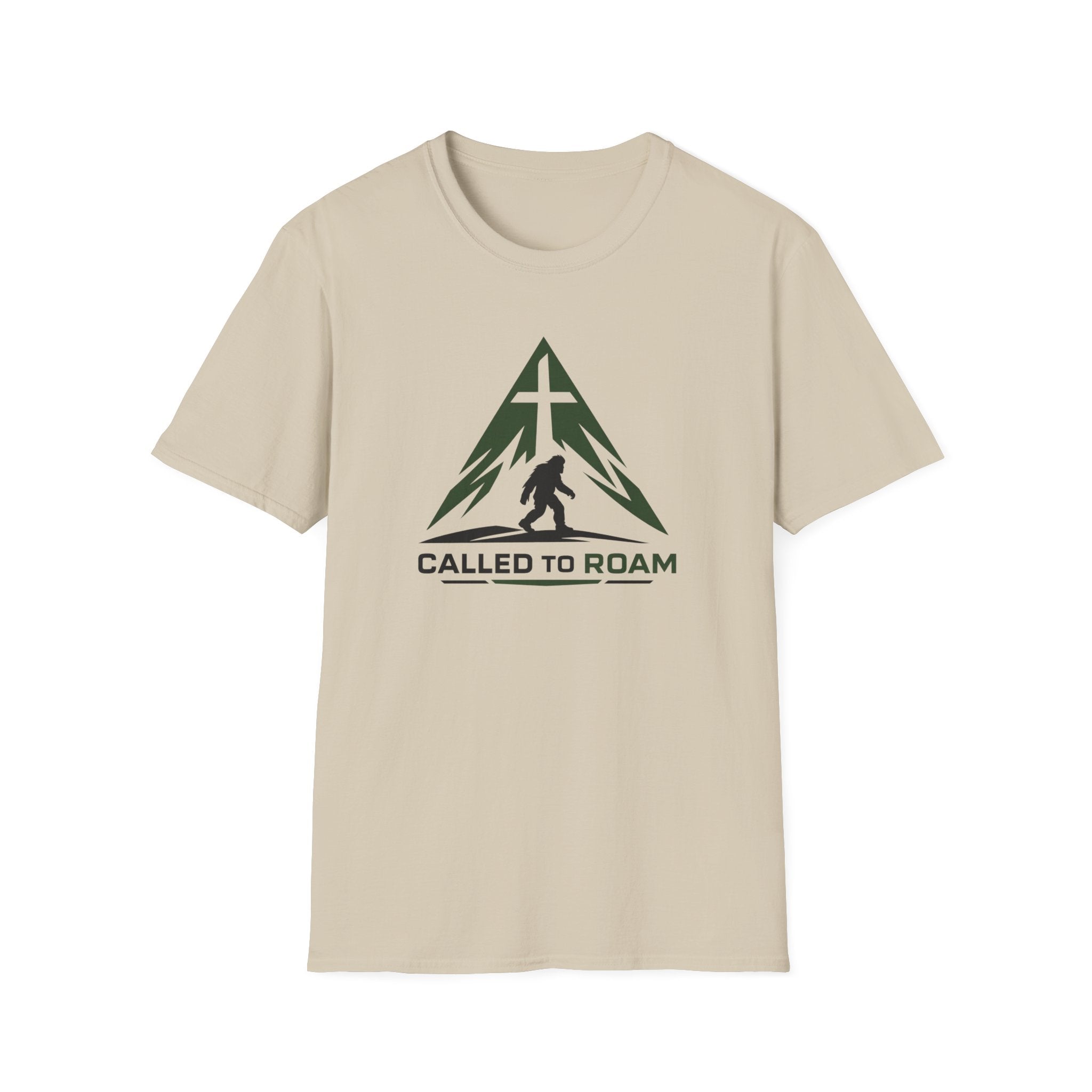 Called To Roam Bigfoot Outdoor Hiking Camping T-Shirt Designed For The Faithful