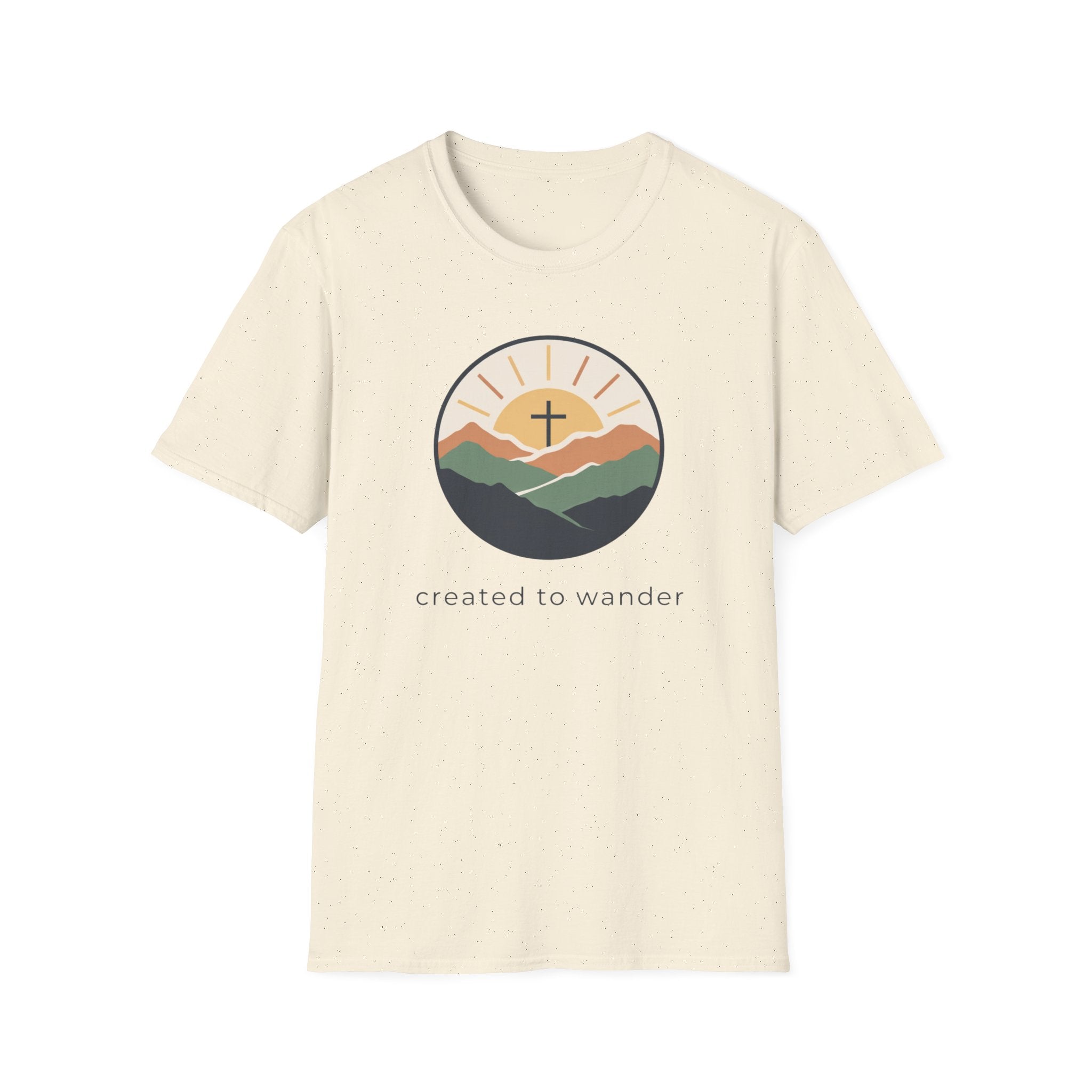 Created To Wander Outdoor Design For The Faithful T-Shirt