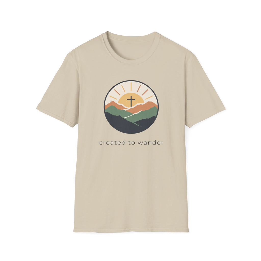 Created To Wander Outdoor Design For The Faithful T-Shirt