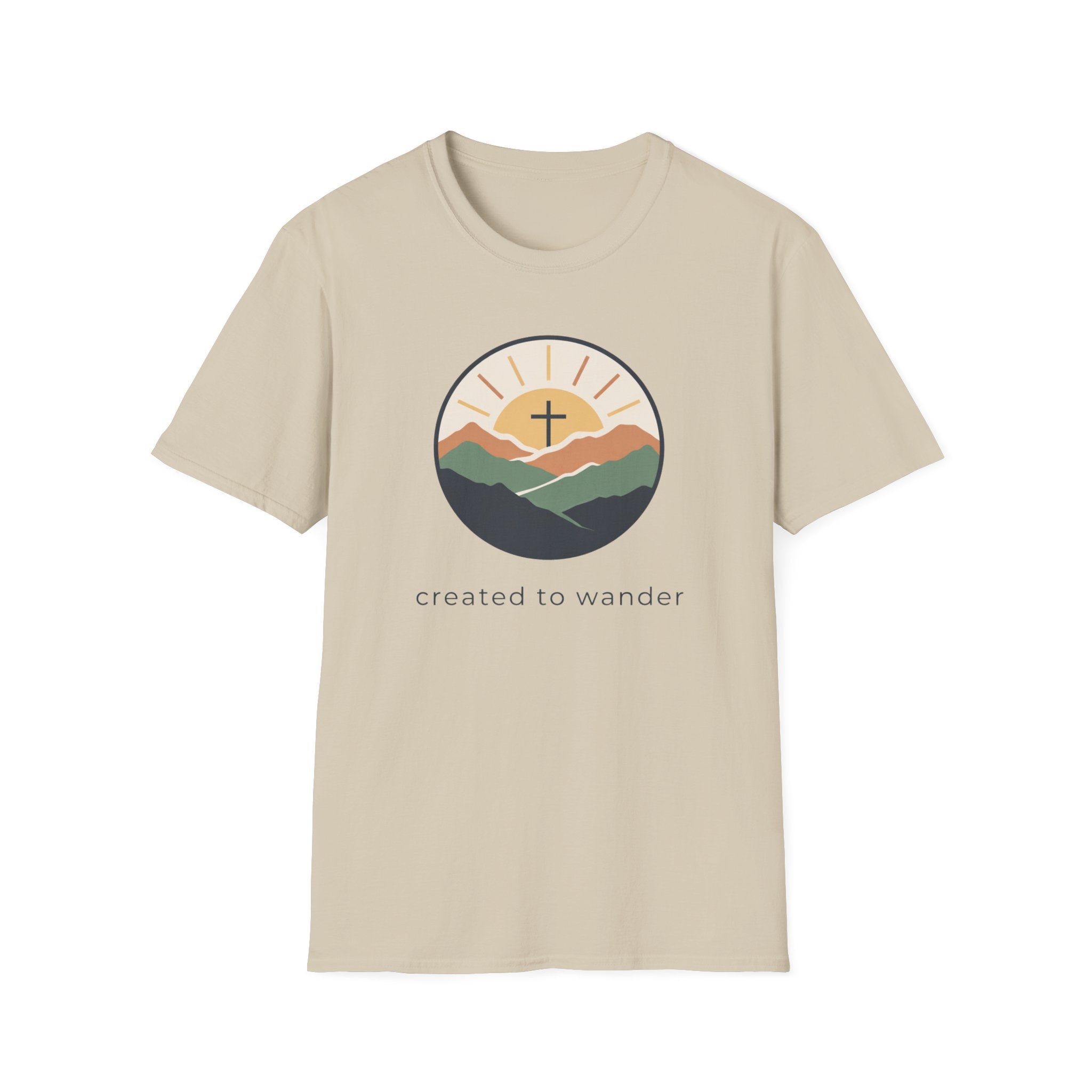 Created To Wander Outdoor Design For The Faithful T-Shirt