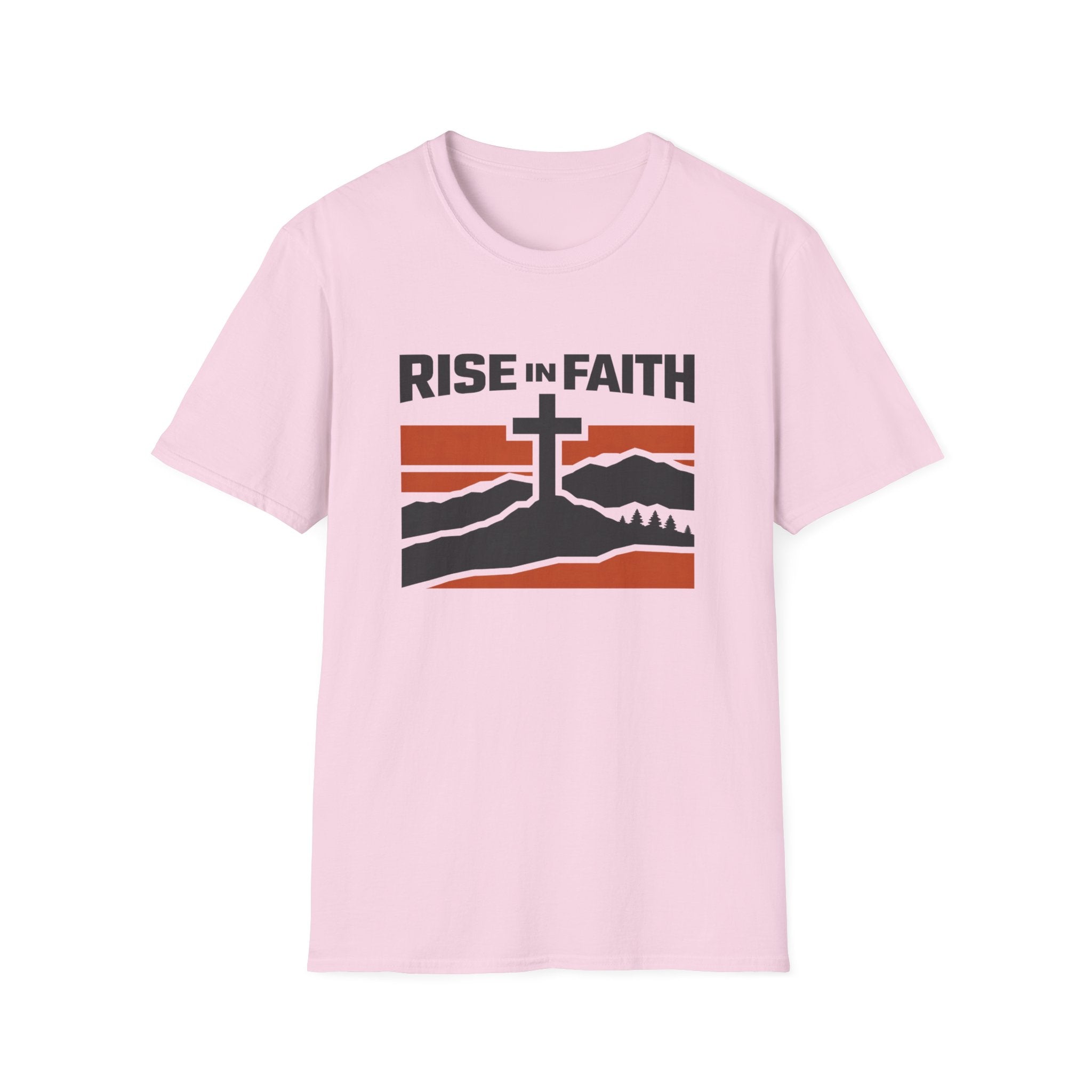 Rise In Faith Outdoor Camping Fishing T-Shirt For The Faithful
