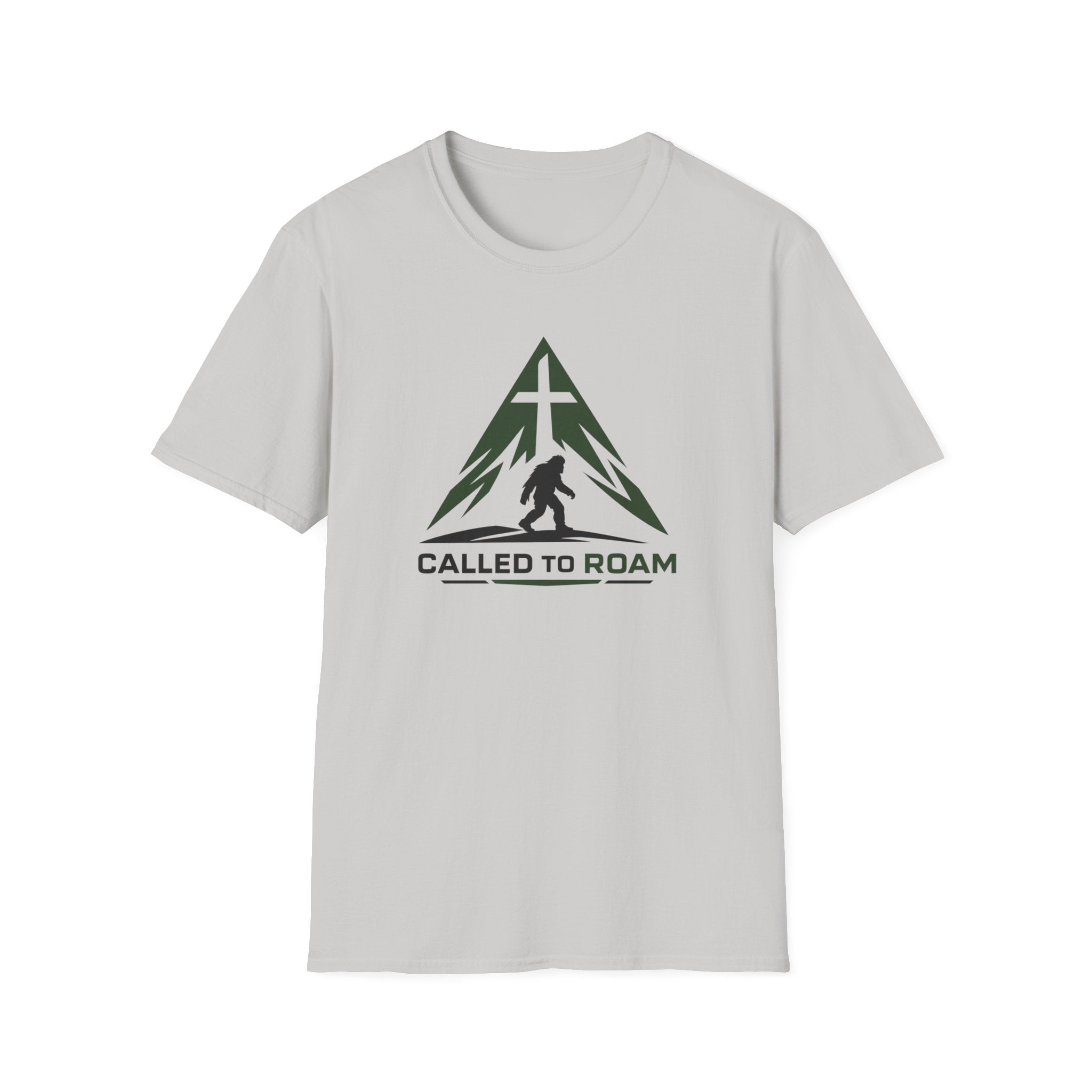 Called To Roam Bigfoot Outdoor Hiking Camping T-Shirt Designed For The Faithful