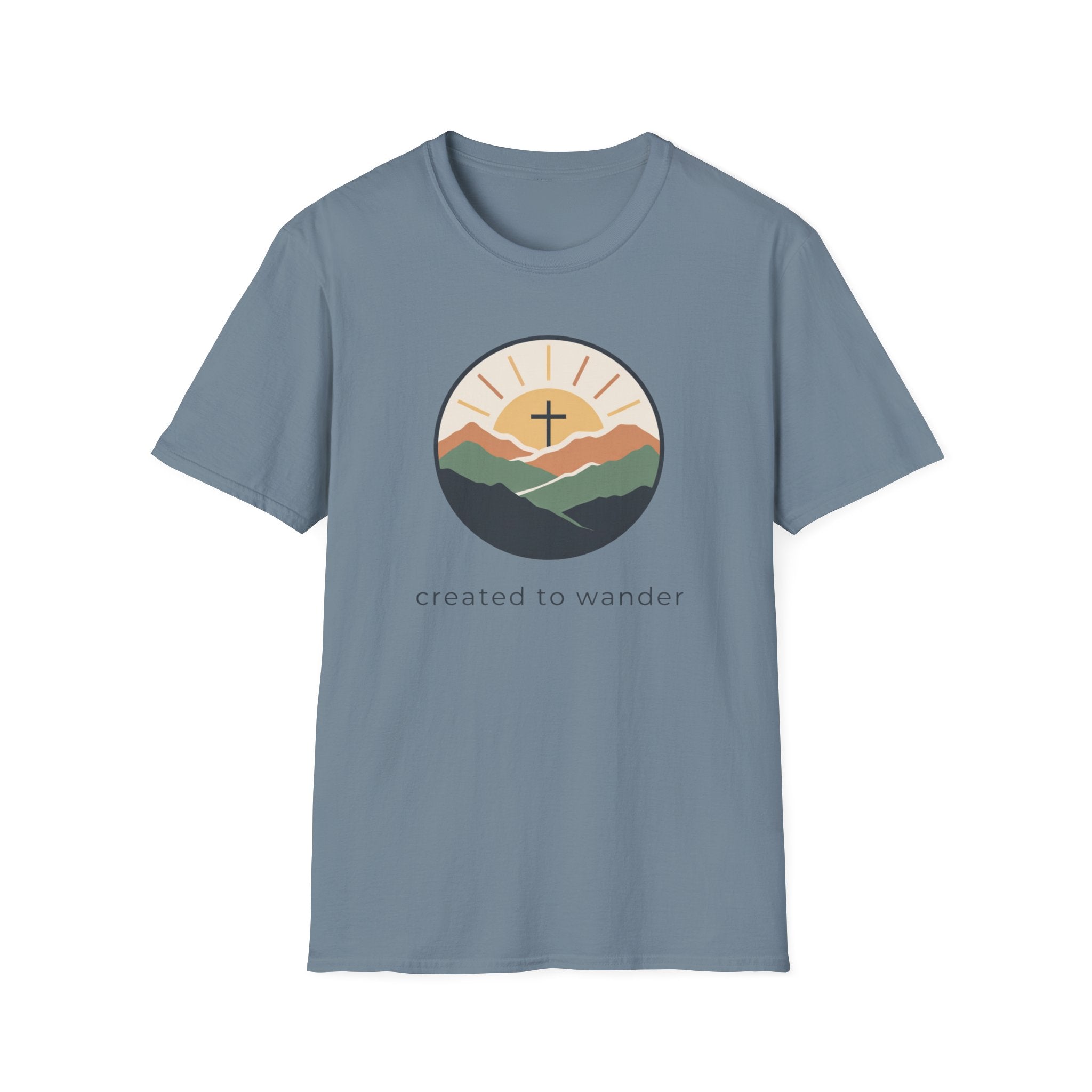 Created To Wander Outdoor Design For The Faithful T-Shirt