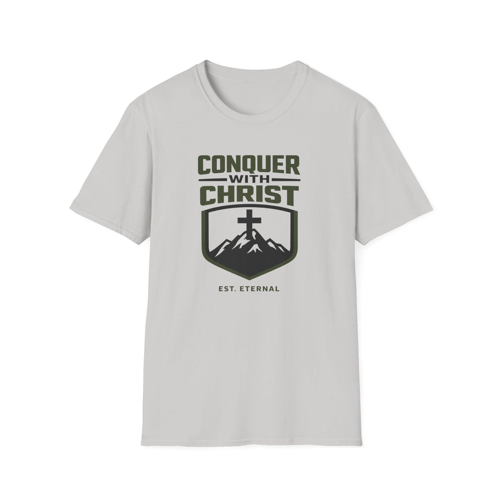 Conquer With Christ Est. Eternal Outdoor T-Shirt