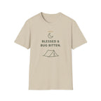 Blessed And Bug Bitten Outdoor Camping Hiking T-Shirt Designed For The Faithful