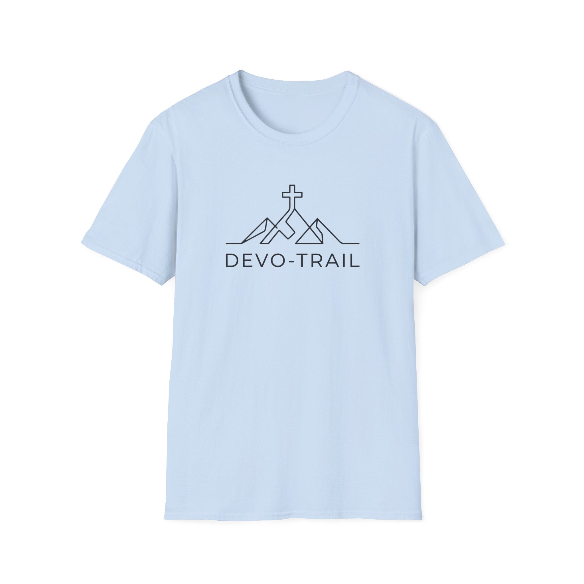 Devo-Trail Outdoor Hiking Camping Fun T-Shirt Designed For The Faithful