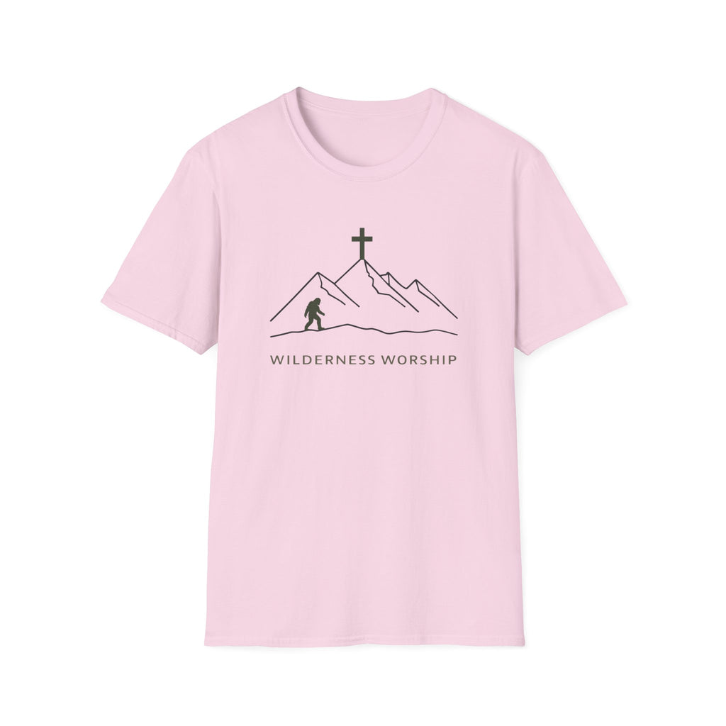 Wilderness Worship Bigfoot Outdoor T-Shirt