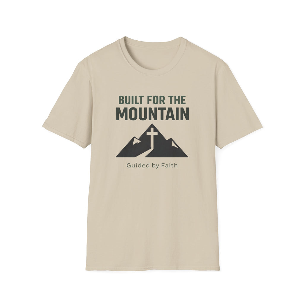 Built For The Mountain Guided By Faith Outdoor T-Shirt