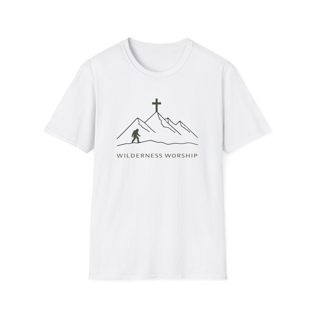 Wilderness Worship Bigfoot Outdoor T-Shirt