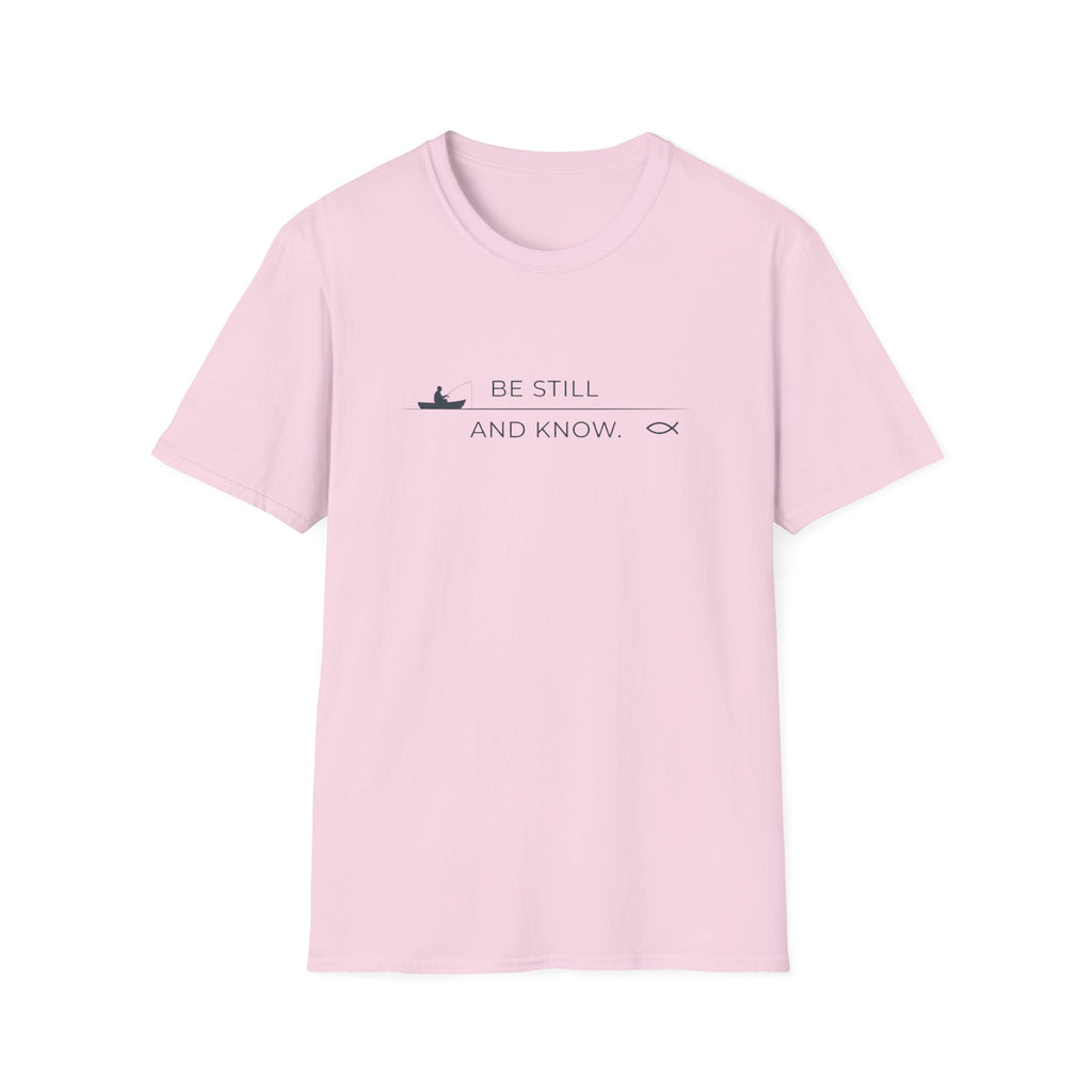 Be Still and Know Outdoor Fishing T-Shirt