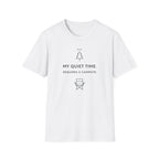 My Quiet Time. Requires A Campsite Funny Outdoor Hiking Camping T-Shirt Designed For The Faithful
