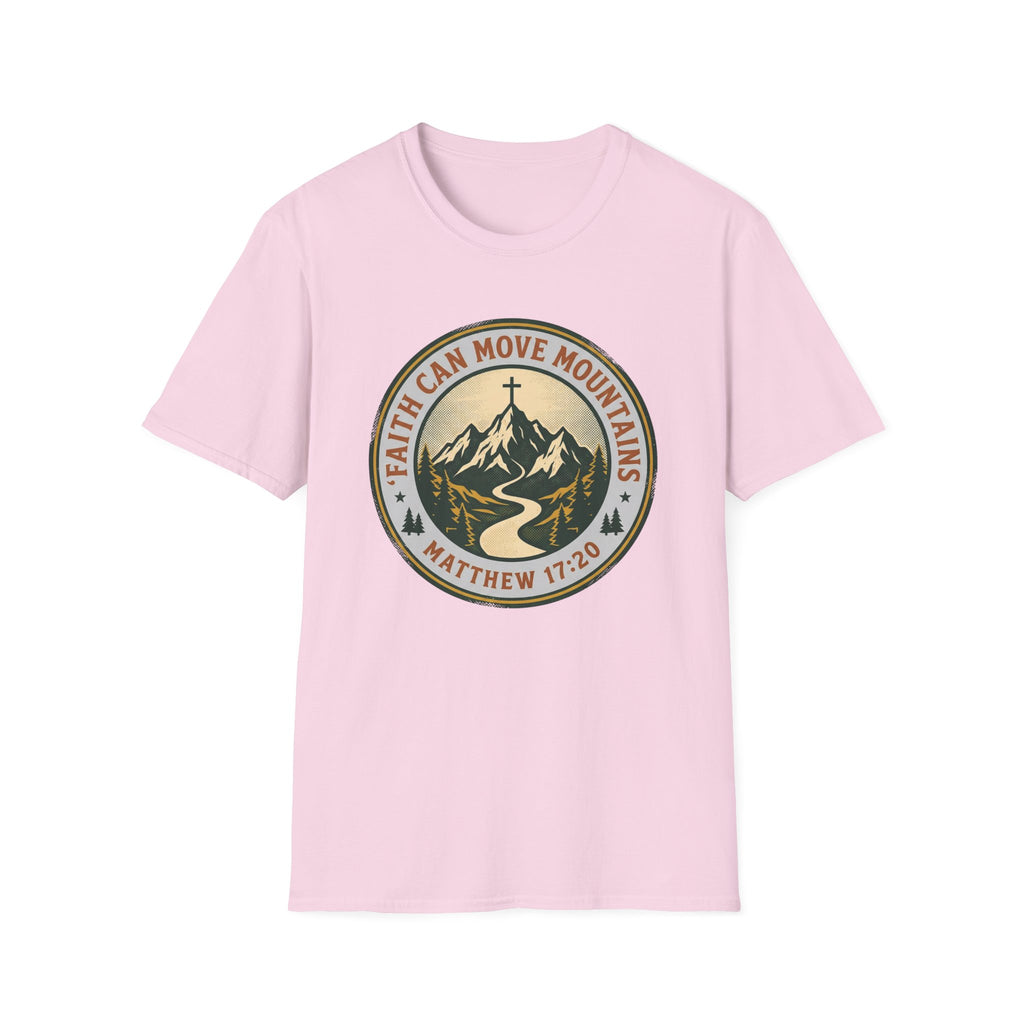 Faith Can Move Mountains Matthew 17:20 T-Shirt