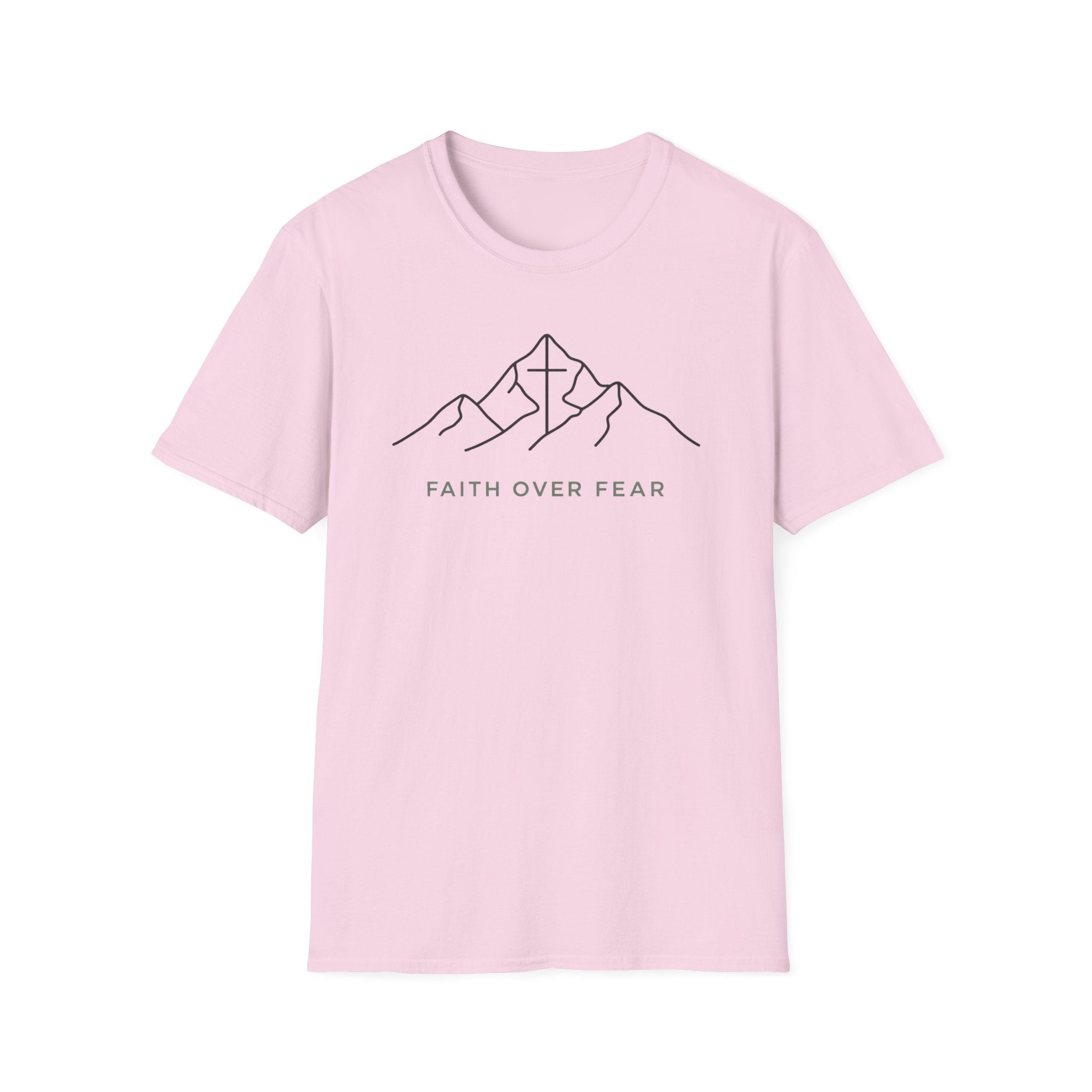 Faith Over Fear Hiking Camping T-Shirt