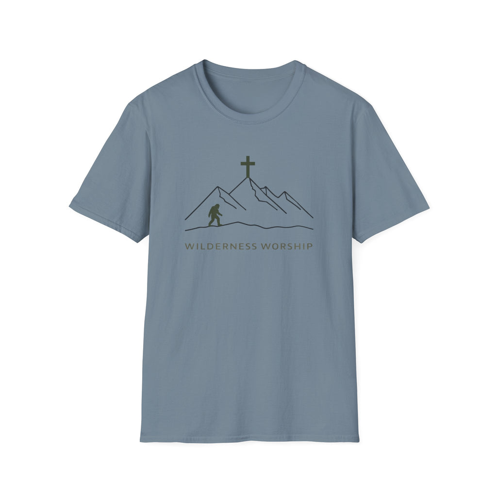 Wilderness Worship Bigfoot Outdoor T-Shirt