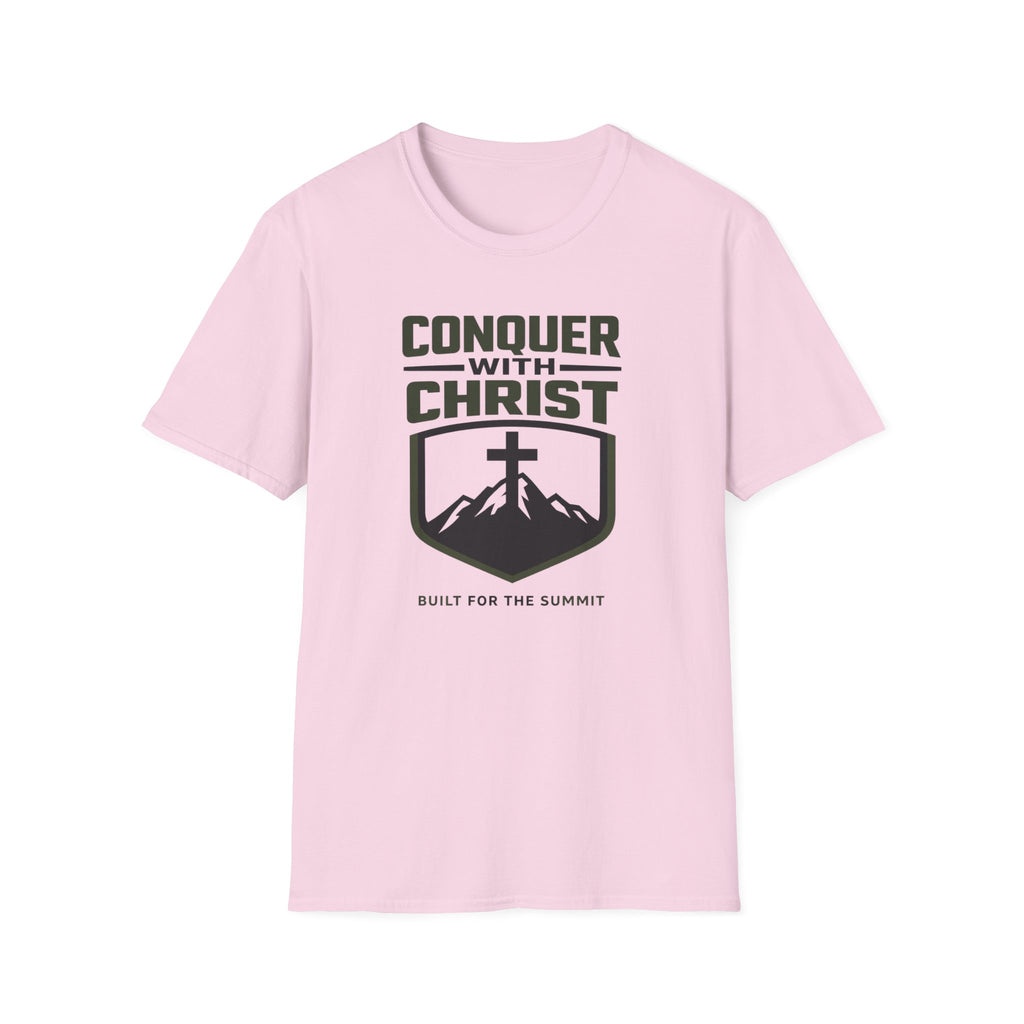 Conquer With Christ - Built For The Summit T-Shirt