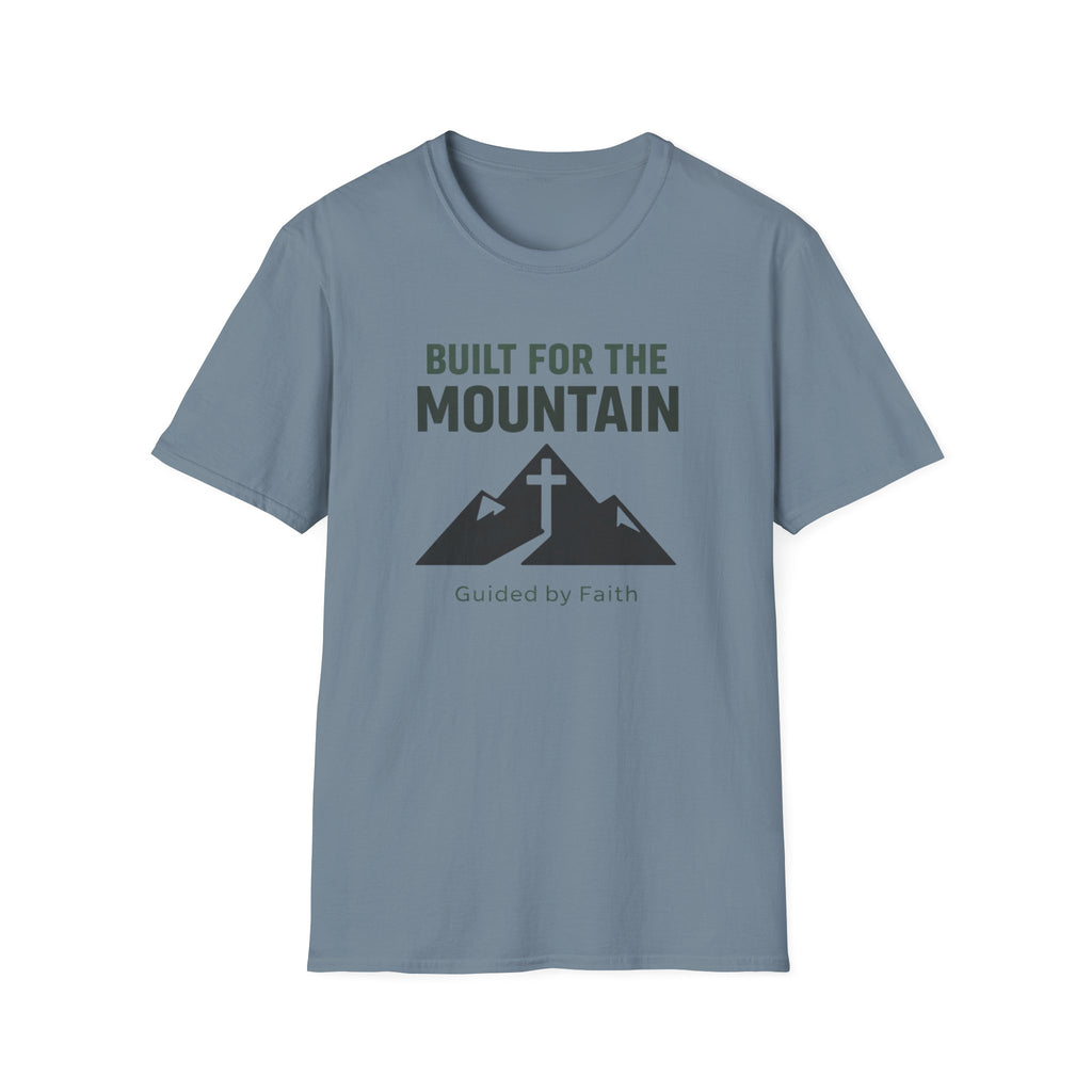 Built For The Mountain Guided By Faith Outdoor T-Shirt