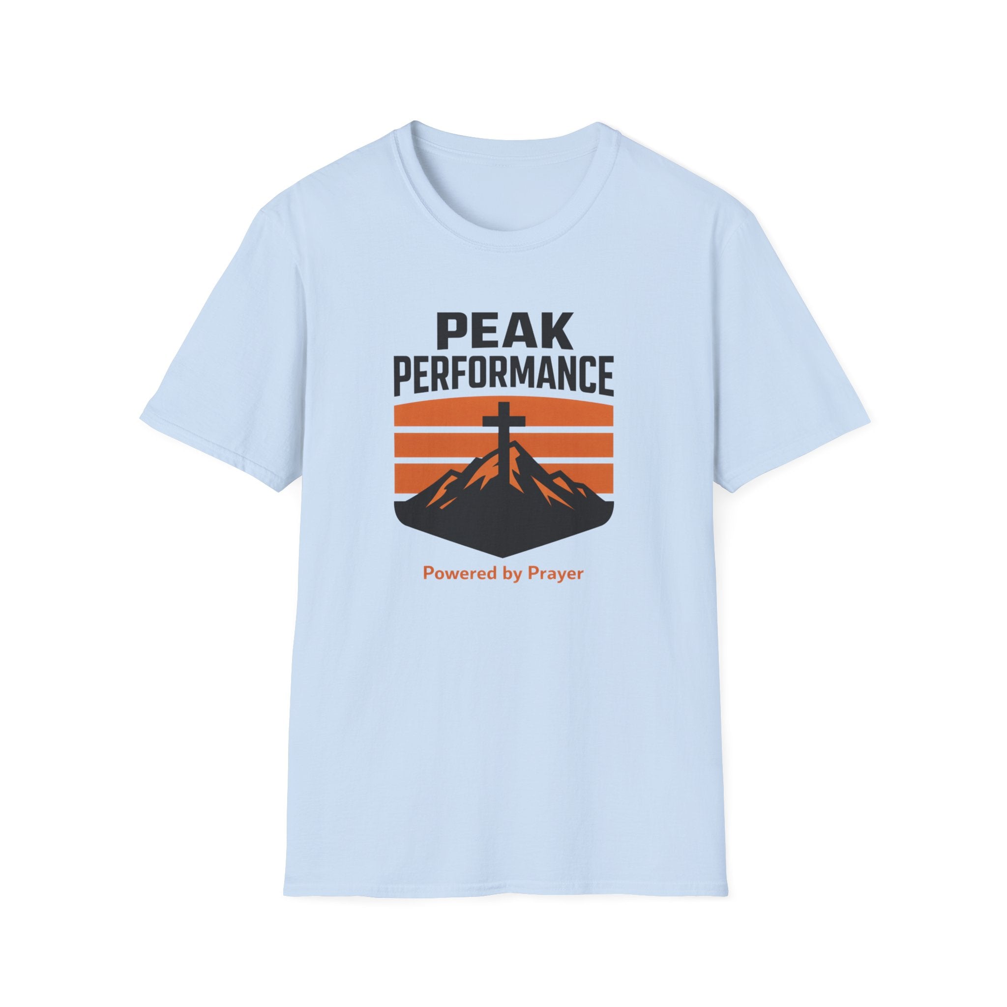 Peek Performance Powered By Prayer Outdoor Camping T-Shirt Designed For The Faithful